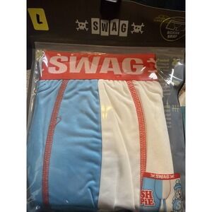SWAG Slush Puppie Boxer Brief Mens Large White Underwear Funny Stretch NWT